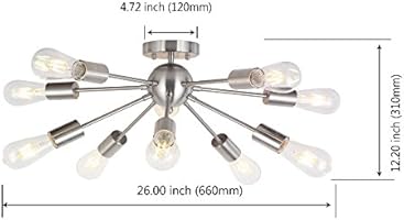 bonlicht modern sputnik chandelier