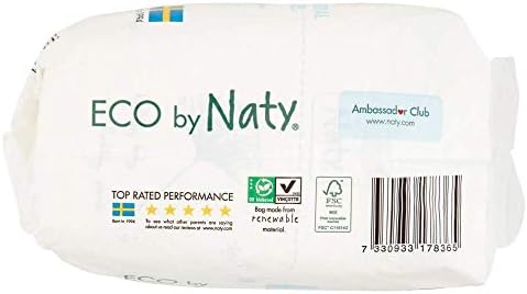 Eco By Naty Ekolojik Bebek Bezi Mini 2 3 6 Kg Amazon Com Tr
