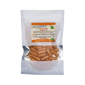 Food PURA Turmeric Curcumin Supplement 60 x Capsules 600mg HIGH Strength 60 Days Suitable for Vegetarians & Vegans Manufactured in The UK by FoodPURA