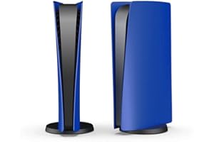 Face Plates for PS5 Console, arVin Replacement Shell Skin Cover Case for PS5, ABS Anti-Scratch Dustproof Protective Skins Faceplates, Accessories for PlayStation 5 Game Console Digital Edition (Blue)