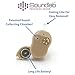 Soundlab Hearing Amplifier – Dime-Sized, in-the-Canal (ITC), Wireless with Soft Gel Tip and Hearing Aid Batteries