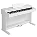 LAGRIMA White Digital Piano, 88 Key Electric Piano Keyboard for Beginner/Adults W/Music Stand+Power Adapter+3-Pedal Board+Instruction Book+Headphone Jack