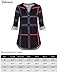 Bebonnie Women's Casual V-Neck Cuffed Sleeve Tops Plaid Shirts Pullover Blouse