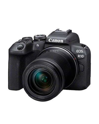 Canon EOS R10 Kamera spiegellose Camera + RF-S 18-150mm F4.5-6.3 is STM Objektiv (Hybridkamera, DSLR Upgrade, 15 B/s, 4K Videos, Dual Pixel CMOS AF II