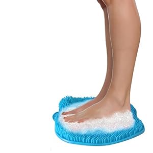Shower Foot Massager Scrubber - Improves Foot Circulation & Reduces Foot Pain - Soothes Tired Achy Feet And Scrubs Feet…