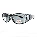 OTG Fit Over Glasses Oval Polarized Lens Sunglasses 100% UV Protection Gray