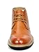Bruno Marc Men's Bergen-02 Brown Leather Lined Oxfords Dress Ankle Boots - 11 M US