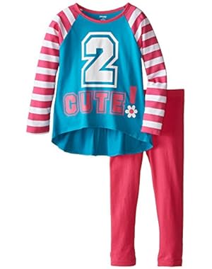Baby and Little Girls' Long-Sleeve Top and Legging Set