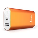 iPhone 6 Plus Battery, i-Blason? Aero 5200 mAh Ultra Compact External Battery Portable USB Charger Power Bank - Intelli-ChargeTM Wide Compatibility, Fast Charging, High Capacity - For Apple iPhone 6 Plus 5s 5c 5 Samsung Galaxy S5 S4 Active Mini, Note 3 4 Pro Edge, LG G3 G2, Nexus 6 5 4, HTC One M8, MOTO X X+1, PS Vita and More (Orange)