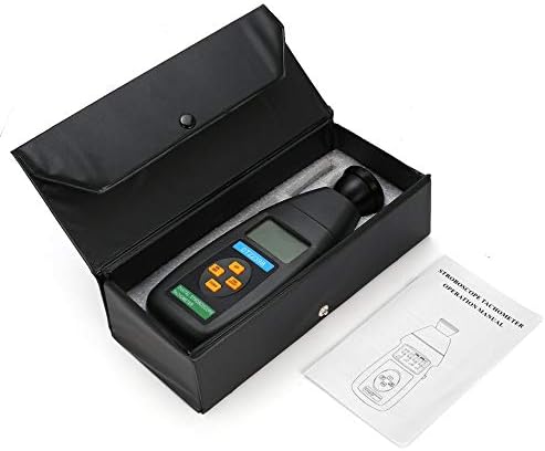 Mimagogo DT2239B Digital Non-Contact Flash Stroboscope Tachometer Revolution Meter