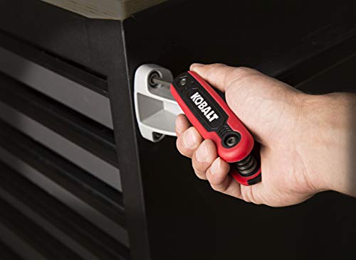 Kobalt 498862 25-Key Folding Hex Key Set, Inch/Metric/Torx 3-Pack