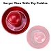 Brybelly Air Hockey Paddles - Sombrero Style Accessories for Gaming Tabletop for Kids & Adults - 3.75 Inch Large - 2 Paddles