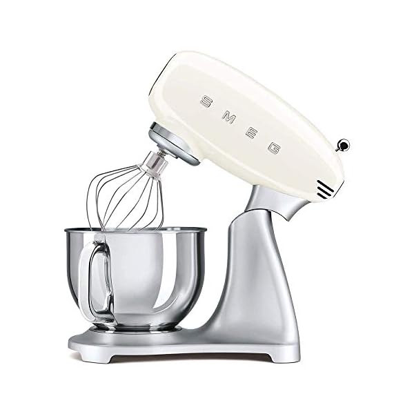 SMEG Batidora de cocina SMF02CREU Europea a 220v | Crema - Imagen 5