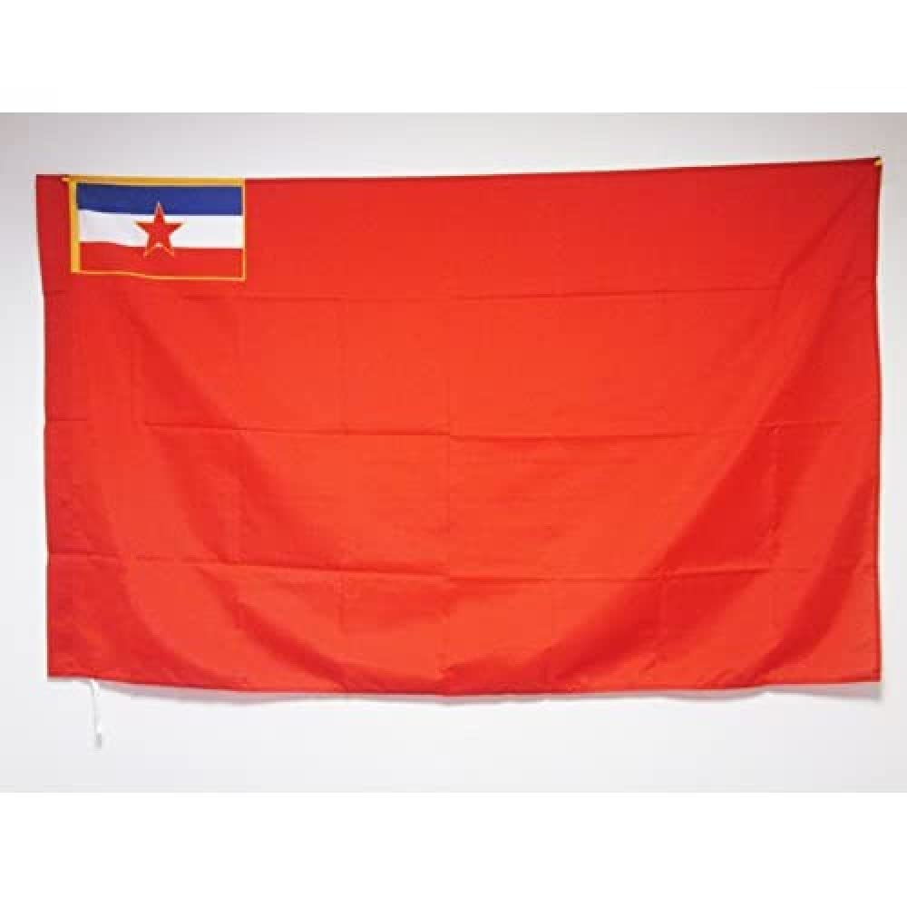Socialist Republic of Bosnia and Herzegovina 1945-1992 Flag 3' x 5' for a pole - bosnian flags 90 x 150 cm - Banner 3x5 ft with hole - AZ FLAG