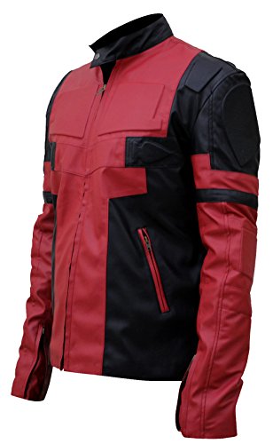 Ryan Reynolds Deadpool Wade Wilson Costume Leather Jacket - Image 4
