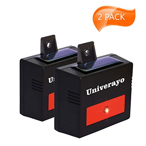 Univerayo Solar Powered Predator Control Light Deer Repellent Predator