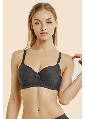 WHITE APPAREL Women's Basic Plain Bras (Packs of 6) - Various Styles, #058, 38C - Thumbnail 5