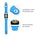 [3 Pieces]iXCC Soft Silicone Sport Style Apple Watch Band 38mm iWatch Series 2 / 1 Men Women Large / Small Wrist Bands Strap Replacement - Blue