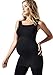 Everyday Maternity Belly Support Tanktop (Small, Deepest Black)