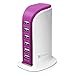USB Tower Power Adapter 6-Port Smart IC Tech Charging Station with Quick Charge 2.1 for Phone, Tablets, and More (Purple)