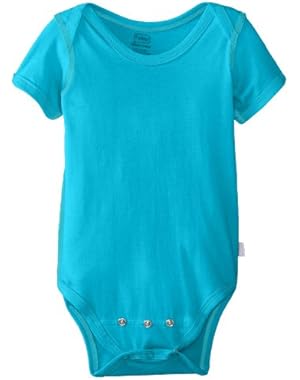 Baby Short Sleeve Organic Adjustable Bodysuit