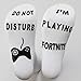 DDHHYH Do Not Disturb' I'm Playing Fortnite' Fortnite Fans Socks - Gift for That Gamer of Fortnite