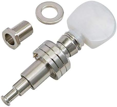 Gotoh Banjo Tuners (Bonus ALS Fret Polishing Kit) SPBJ4-AIN Model Tuners by Gotoh Japan Set of 4 Nickel with Pearloid Buttons - Image 5