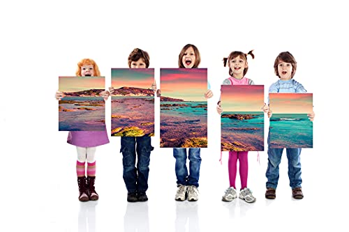 5D Diamond Painting Kits for Adults Kid Beginners, 5 Sets Full Drill Crystal Rhinestone Embroidery Cross Stitch Diamond Painting for Wall Decorations