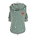 BONDOGLAND Pet Clothes Cute Breathable Puppy Onesies with Bag Soft Cat Vest Short Sleeves Cotton T Shirts Striped for Small Medium Doggie and Cats