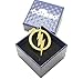 Cosplaywho Superhero The Flash Pendant Necklace Titanium Steel (Gold Color)