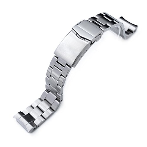 20mm Super Oyster Watch Band for Seiko MM300 Prospex Marinemaster SBDX001, V-Clasp