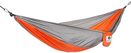 OpenWorld Outfitters Hammock - Portable Lightweight Parachute Material Hammock, Great Camping Hammock, Backpacking, Hiking, Travel, Beach, House, and Yard, Nylon Straps w/ Solid Steel Carabiners