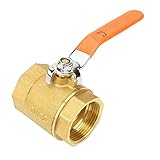 Brass Ball Valve 1-1/4-inch BSP DN32 1.6MPa Female Thread Ball Valve Shut-Off Valve with Lever Handle for Water Oil Gas