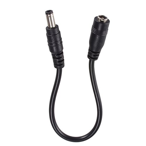 SoulBay 5.5 x 2.1mm Jack Reverse Polarity Converter Cable for Guitar Piano Pedals