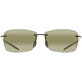 Maui Jim Polarized Men's and Women's Lighthouse Rimless Sunglasses