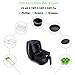 17 Pcs Air Fryer Accessories with Recipe Cookbook Compatible with Growise Phillips Cozyna Fit All Air Fryer 3.2QT - 5.8QT, 7in Deep Fryer Accessories