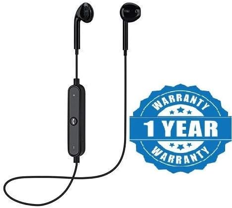 esuav S6 Wireless Stereo Earphones V4.1 with Mic Noise Cancelling Sweatproof Sports Running Headset for Xiaomi, Lenovo, Apple, Samsung, Sony, Oppo, Gionee, Vivo Smartphones (White)