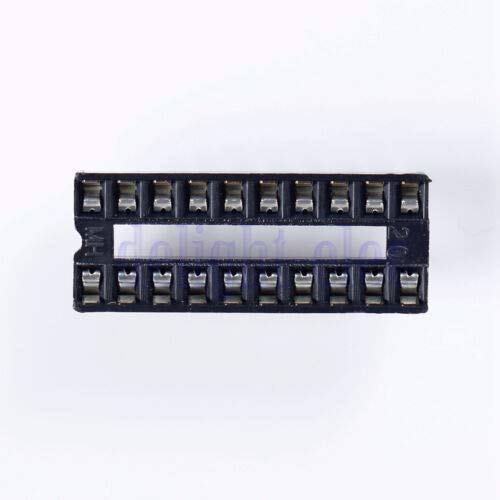FidgetKute 10X 20 Pin Dip-20 Ic Socket for Integrated Circuit Chip Operational Amplifier DG