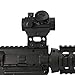 Feyachi Red Dot Sight, Micro Red Dot Gun Sight 4 MOA Rifle Scope with 1 inch Riser Block Mount, 1x22mm, Black