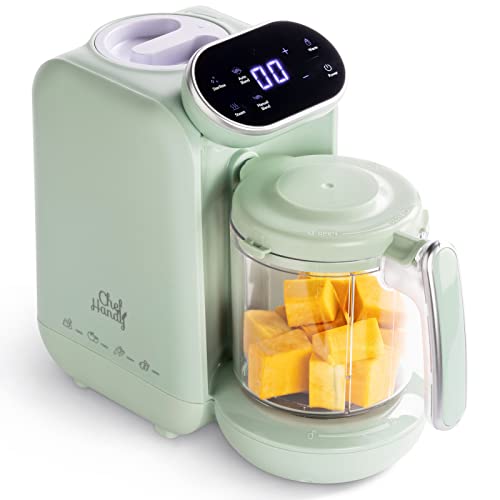 Cuocipappa Multifunzione, SOmogeneizzatore Per Neonati, Cuocipappa Multifunzione 5 in 1, Cuocivapore, Frullatore, Grande Capacità per i Bambini, Cottura a Vapore Delicata,