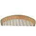LCLHB 4PCS Natural Wooden Wide Tooth Beard and Hair Combs Set For Men and Women (6.5-7 Inch Length)