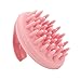 Electric Scalp Massager for Hair Growth, Electric Cute Rabbit Head Massager Shampoo Massage Comb Scalp Massager Vibrating Brush (Pink)