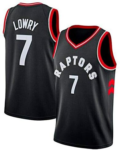 runvian Men's Basketball Jerseys - NBA Toronto Raptors #7 Kyle Lowry Embroidered Mesh Swingman Shirt (Size: S-XXL)