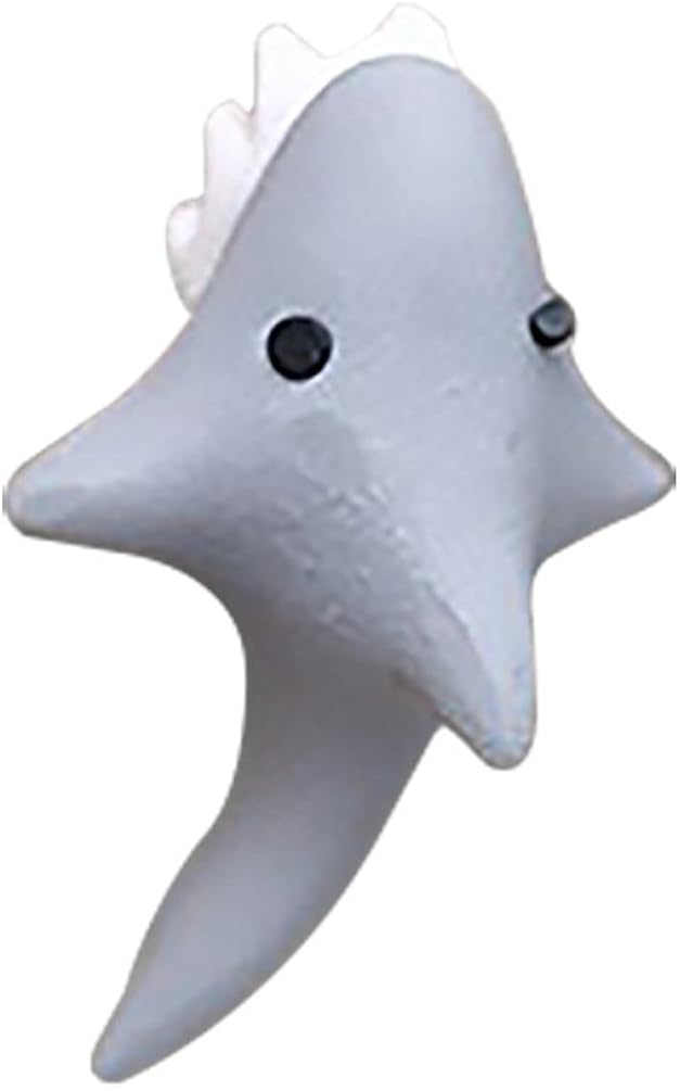 Cute 3D Shark Bite You Stud Earrings Polymer Clay Women Girl Jewelry Xmas Gift Ameesi