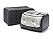 Covermates Keepsakes Toaster Cover - Dust Protection - Stain Resistant - Washable Appliance Cover, Black
