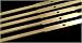The Clean Cut Bowl Leaf Trimmer 16" M-6000S series 10 Pieces TITANIUM COATED Replacement Razor Stainless Cutting Blade