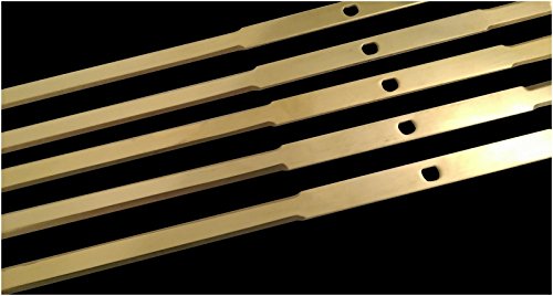 The Clean Cut Bowl Leaf Trimmer 16" M-6000S series 10 Pieces TITANIUM COATED Replacement Razor Stainless Cutting Blade