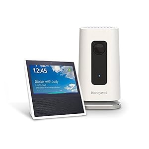 Echo Show - White + Honeywell Lyric C1 Indoor Wi-Fi Security camera