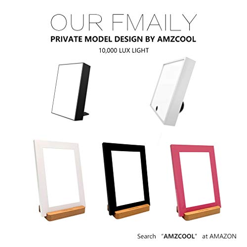 10,000 Lux Happy Energy Light Therapy Simulated Natural Sunlight Full Spectrum LED Lamp Light Box Portable Thin Border Design Aluminum Alloy Material - Thumbnail 7