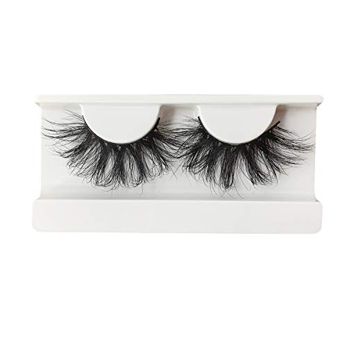 ACROWN 25mm Mink 3D Lashes Long Volume Mink Eyelashes False Strip Eyelashes 3 Pack - Thumbnail 6